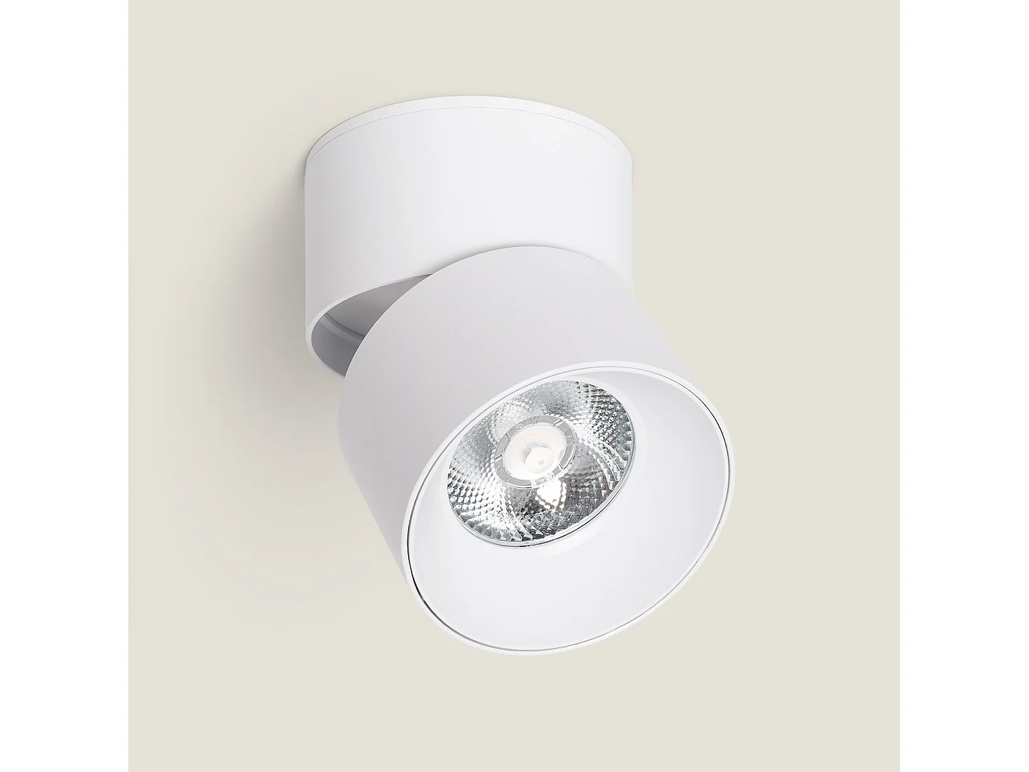 Applique LED 15W Alluminio Circolare Bianco New Onuba 4000K Bianco Naturale