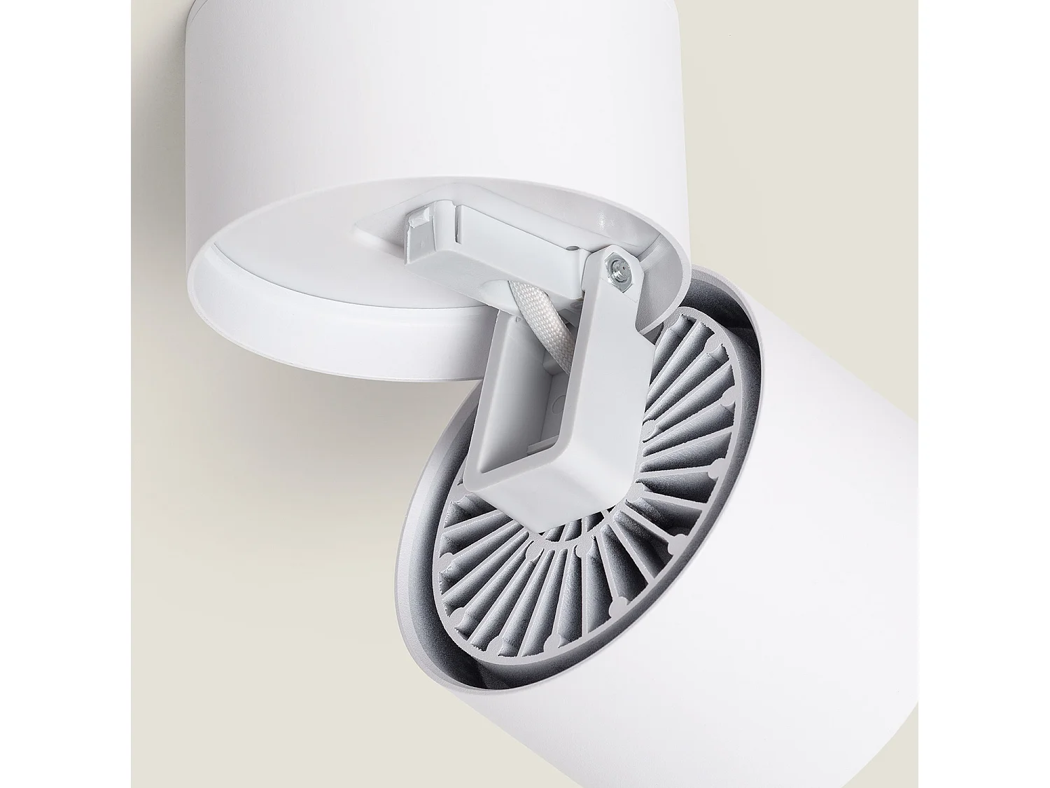 Aplique LED 15W de Aluminio Circular Blanco New Onuba 5000K Blanco Frío