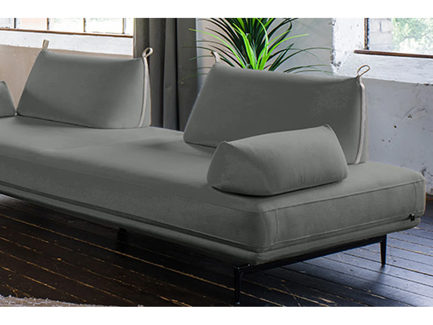 Armlehnkissen - Taupe Webstoff - CANE