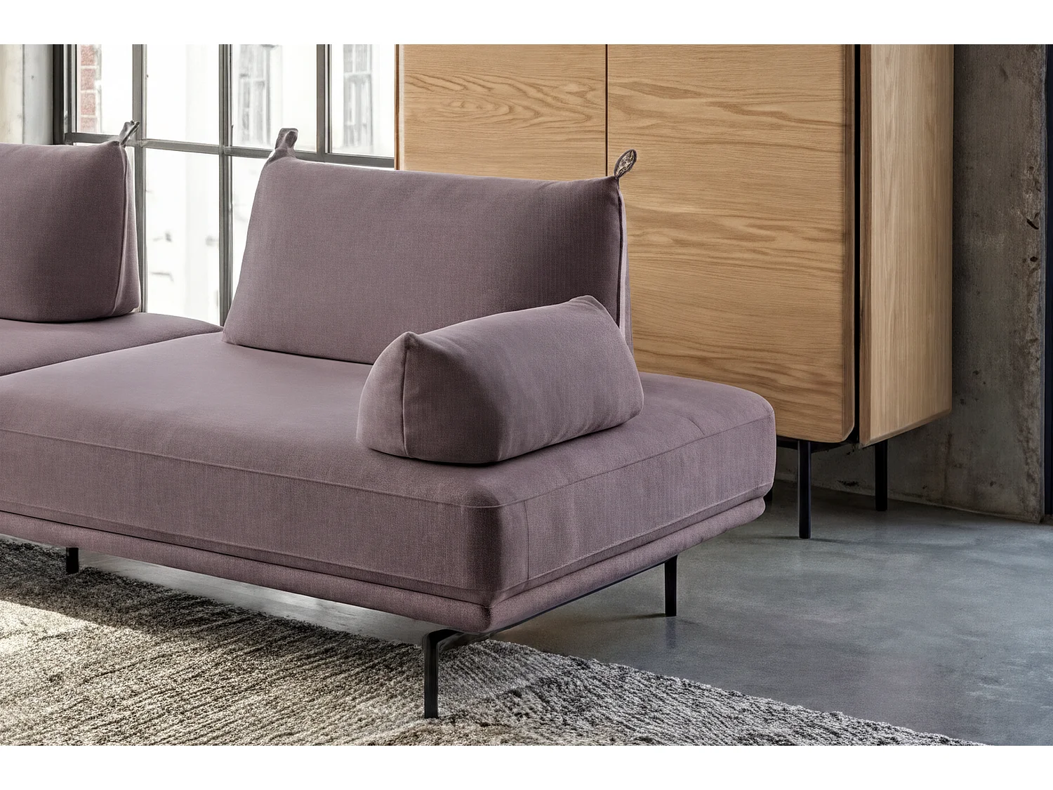 Kussen voor armleuning - Violet Geweven stof - CANE