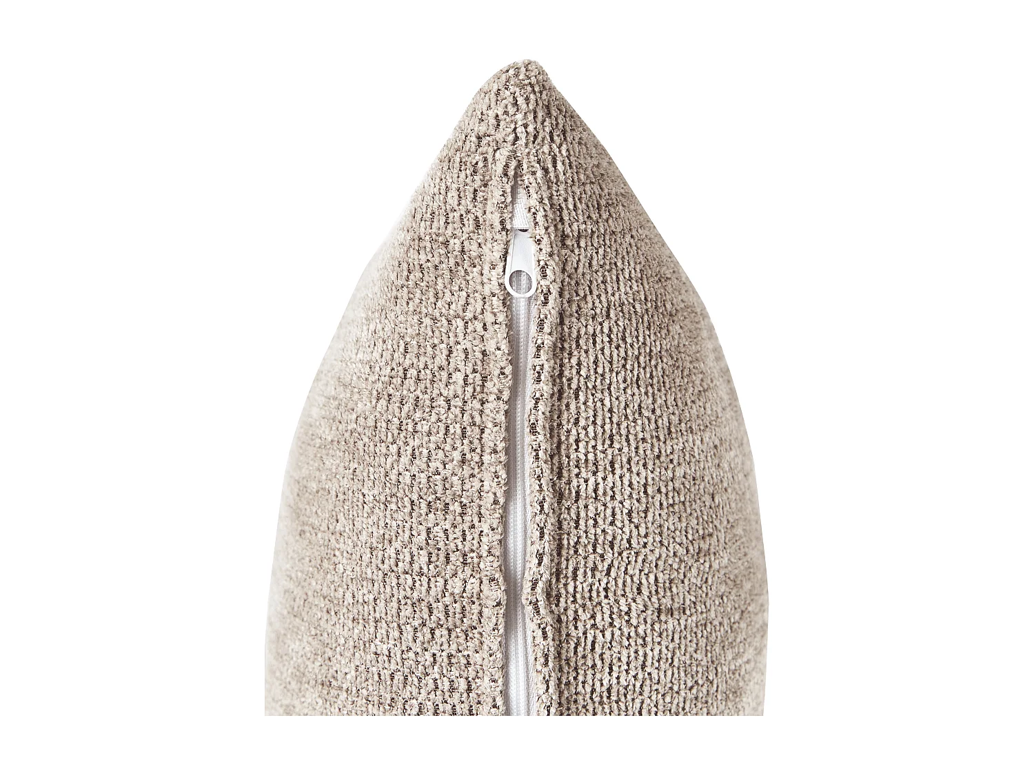 Canapé d'Angle à Gauche Minimaliste en Forme de L Tissu Hydrofuge Taupe Holt