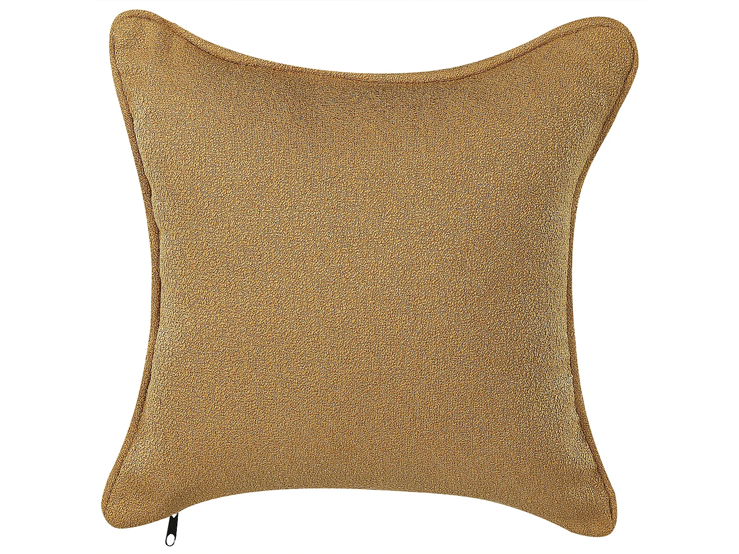 Chaise longue côté droit CHEVANNES Bouclé Moutarde