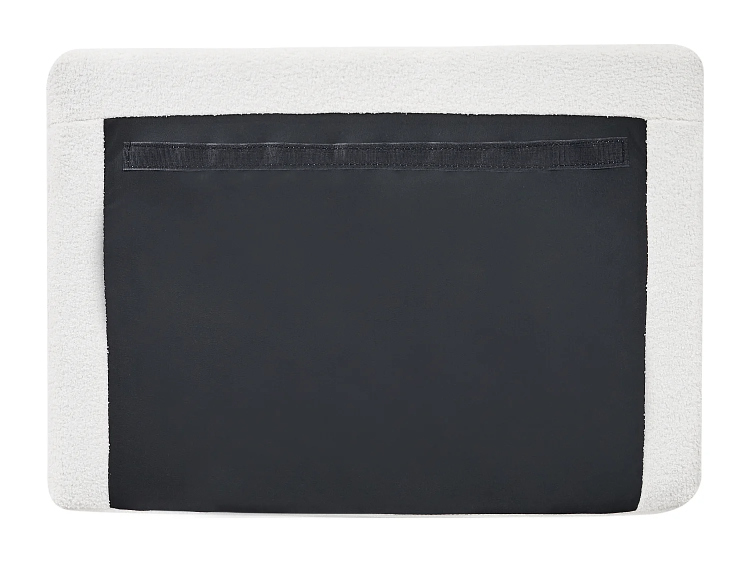 Sofá VADSTENA Bouclé Branco creme 3 lugares