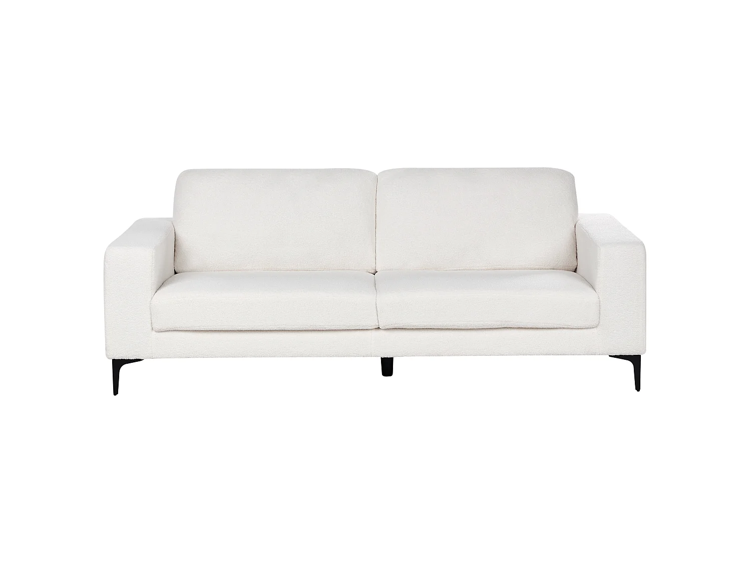 Sofa VADSTENA Bouclé Cremeweiss 3-Sitzer