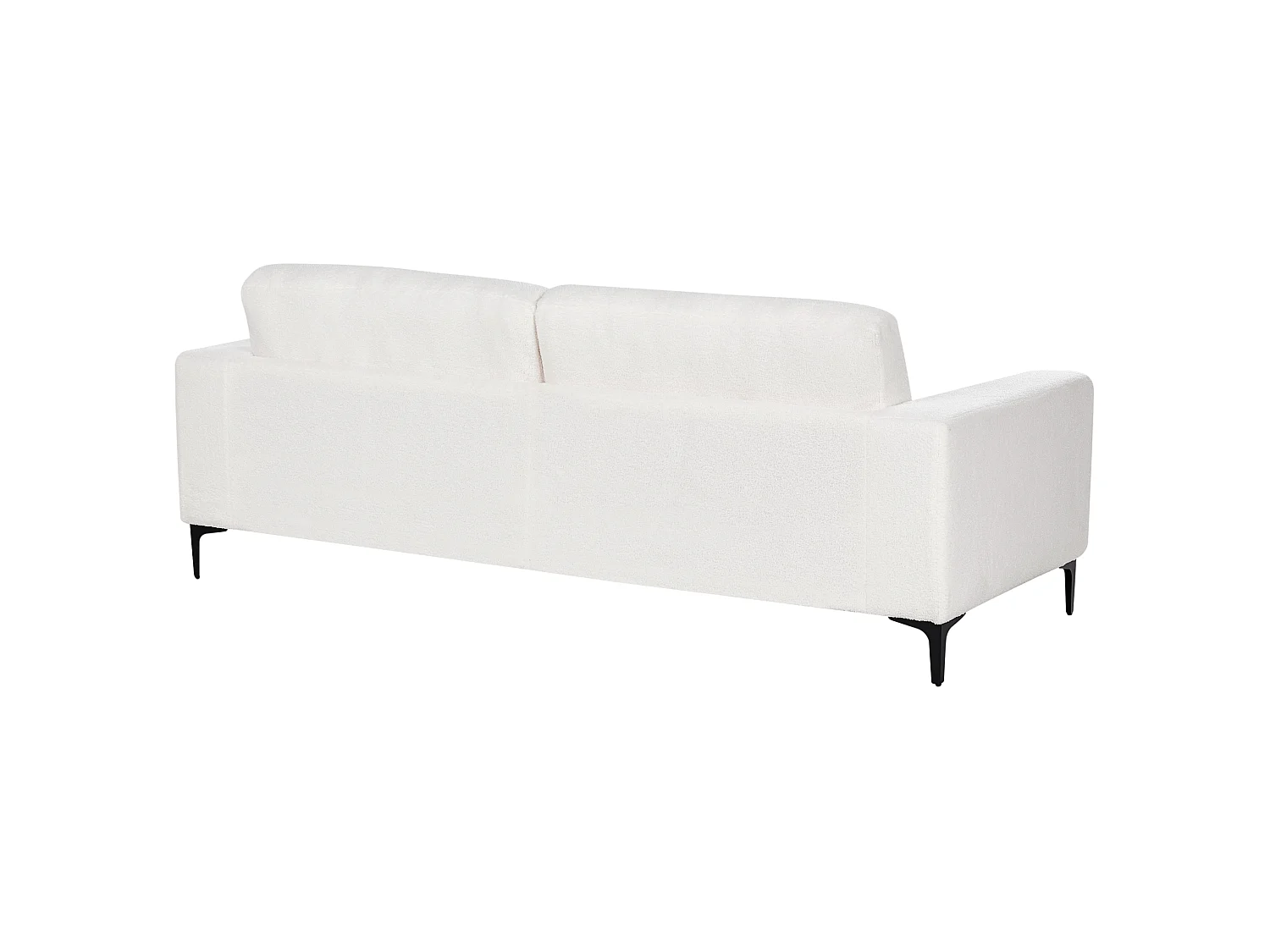 Sofa VADSTENA Bouclé Cremeweiss 3-Sitzer