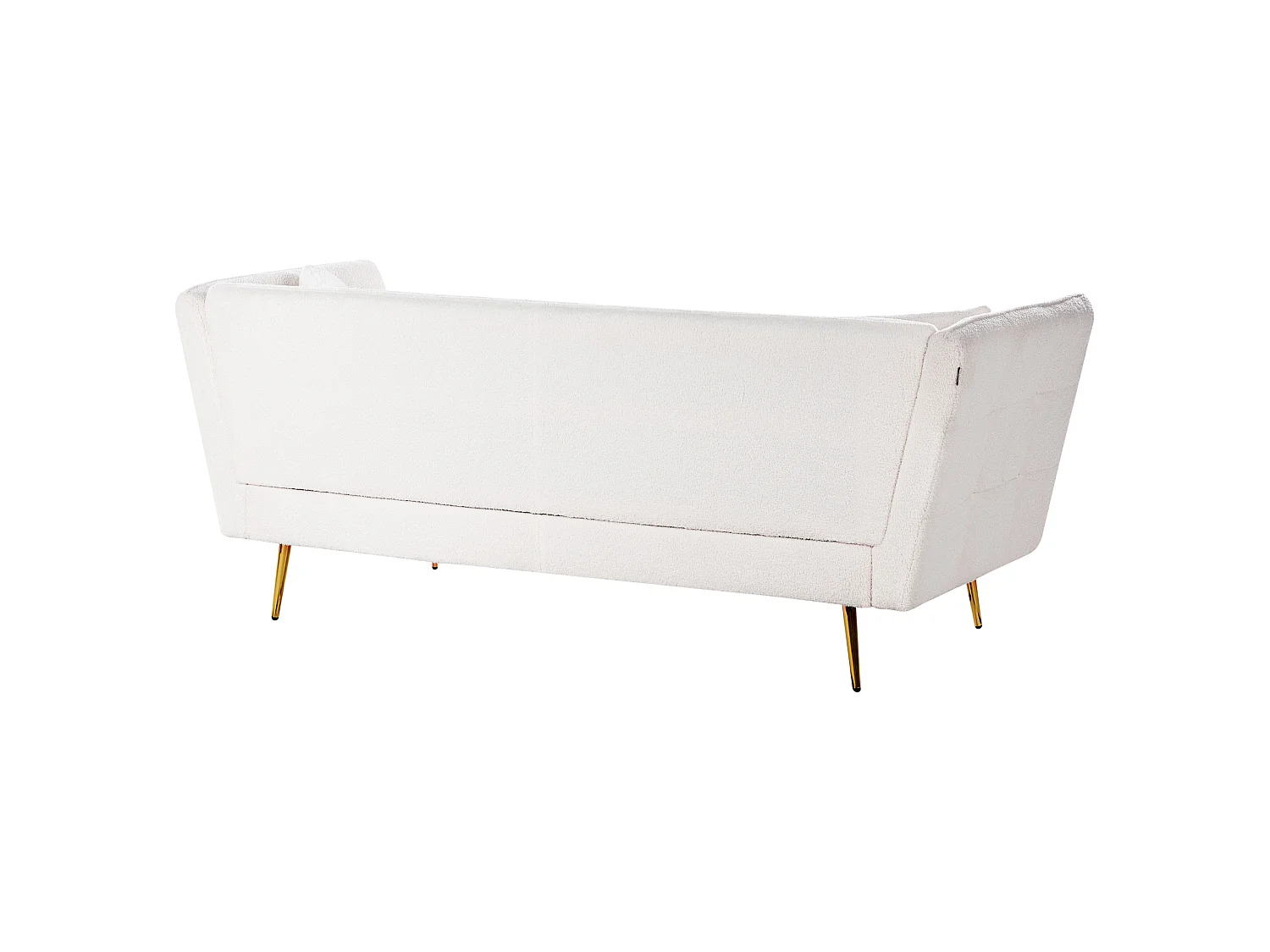 Sofa FREDERICA Bouclé Cremeweiss 3-Sitzer