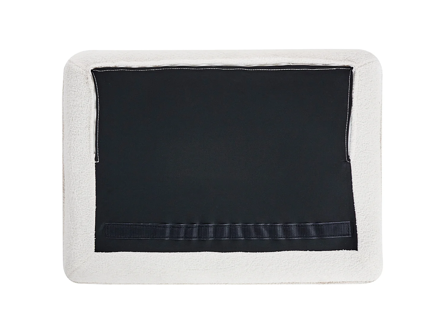 Sofa FREDERICA Bouclé Cremeweiss 3-Sitzer