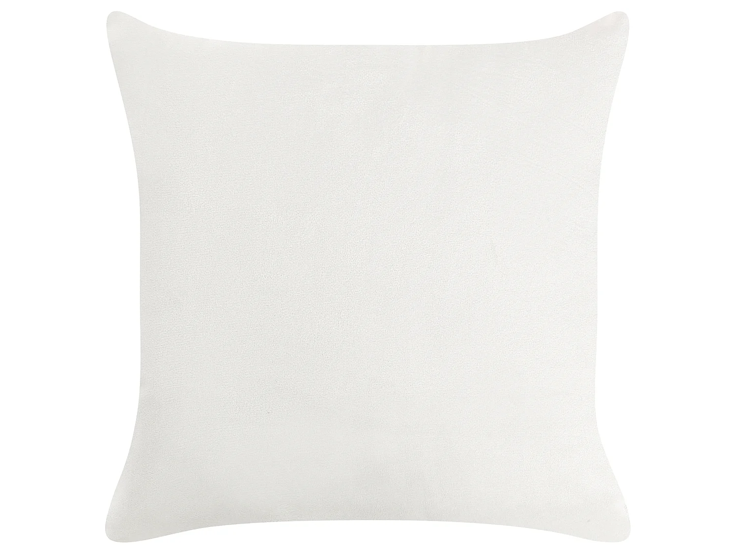 Sofa FREDERICA Samtstoff Cremeweiss 3-Sitzer