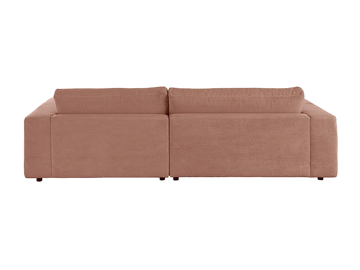 Canapé - marron Velours côtelé - MADELINE