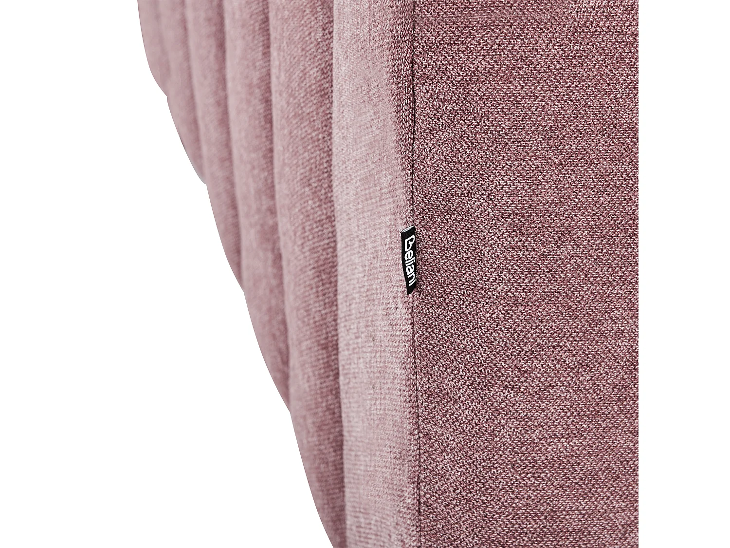 Chaise longue à direita LANNILS Tecido Rosa