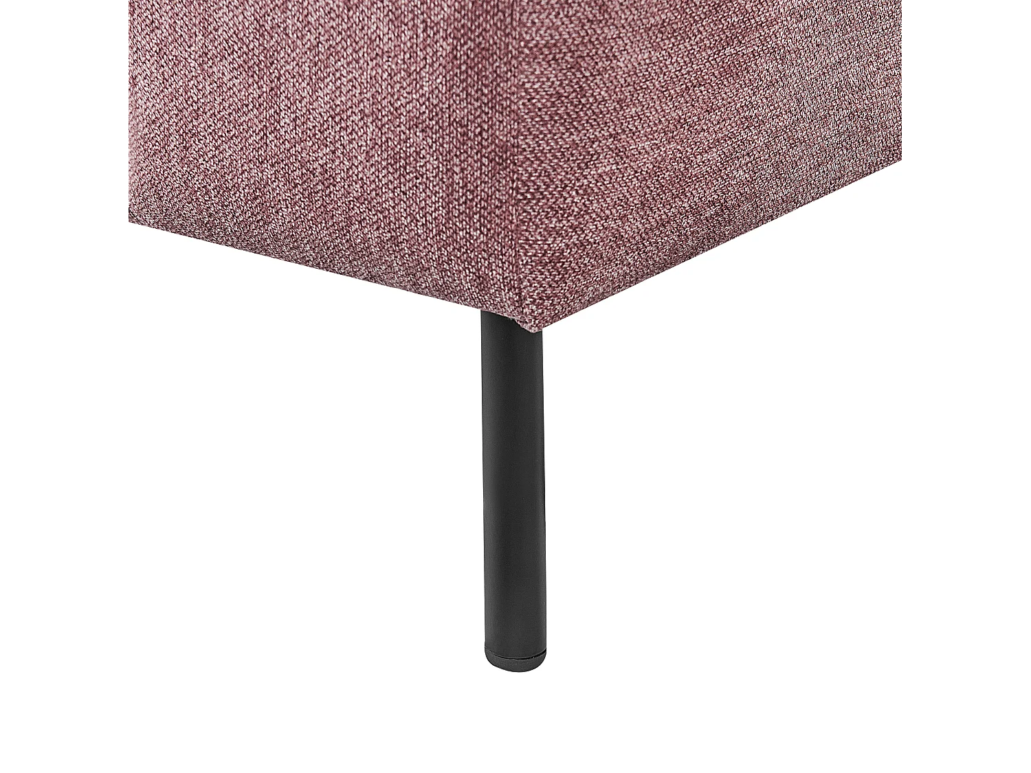 Szezlong prawostronny LANNILS Różowy