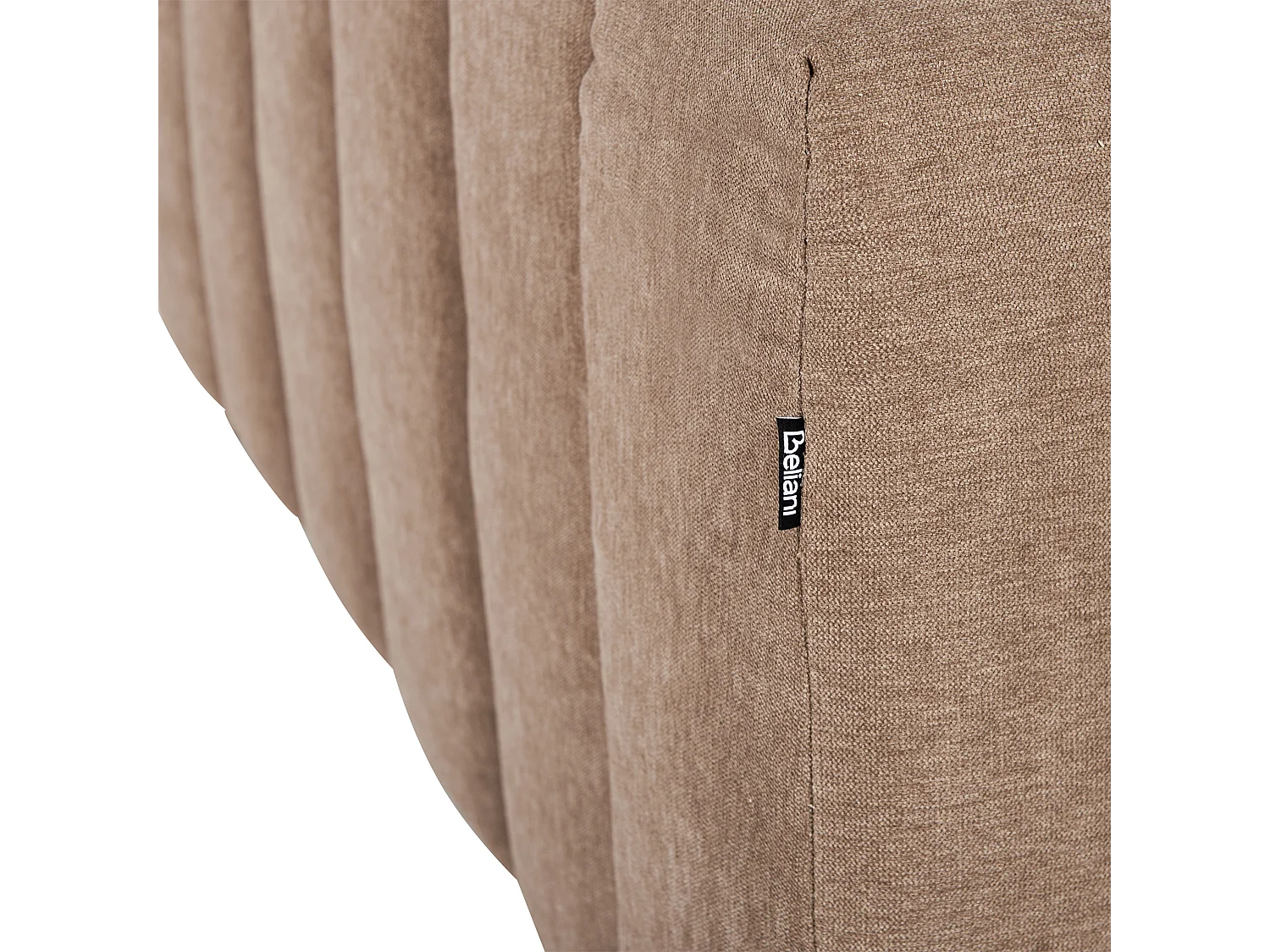 Chaise longue versione destra LANNILS Tessuto Marrone chiaro