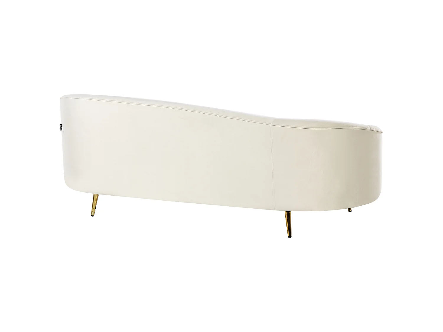 Sofa 2 Seater SAVAR Velvet Light Beige