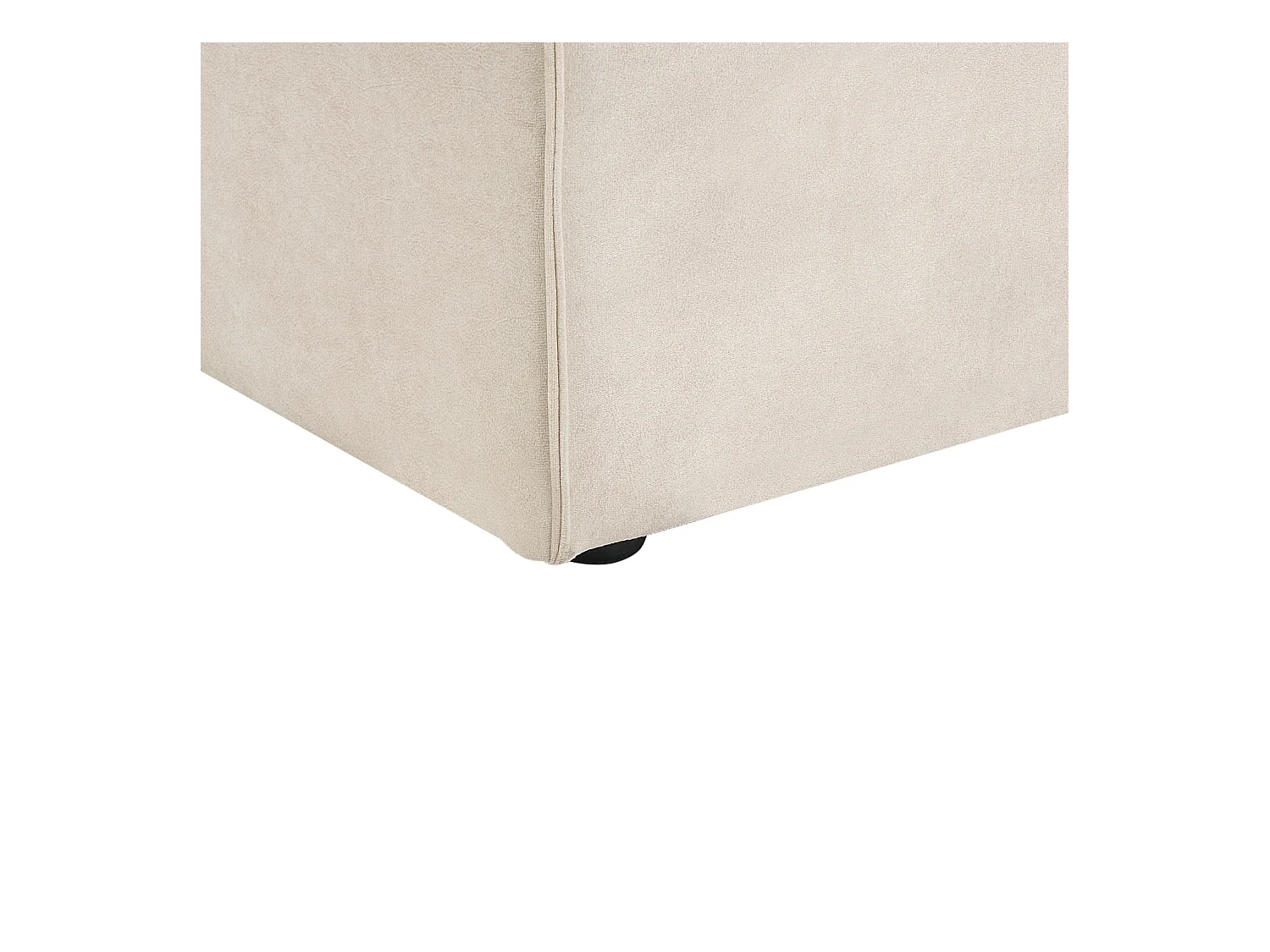 Divano modulare HELLNAR Velluto Beige chiaro 2 posti