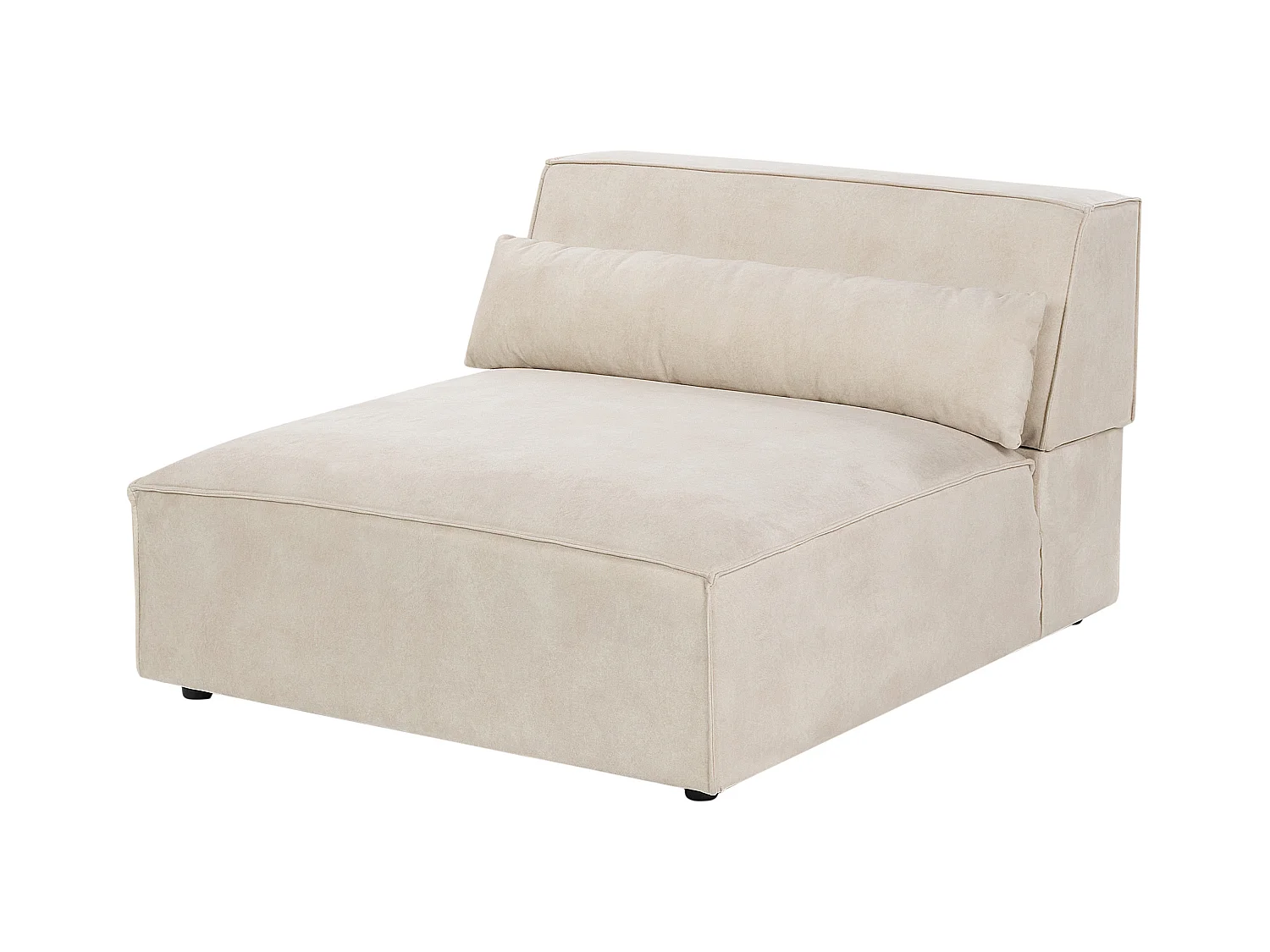Divano modulare HELLNAR Velluto Beige chiaro 2 posti