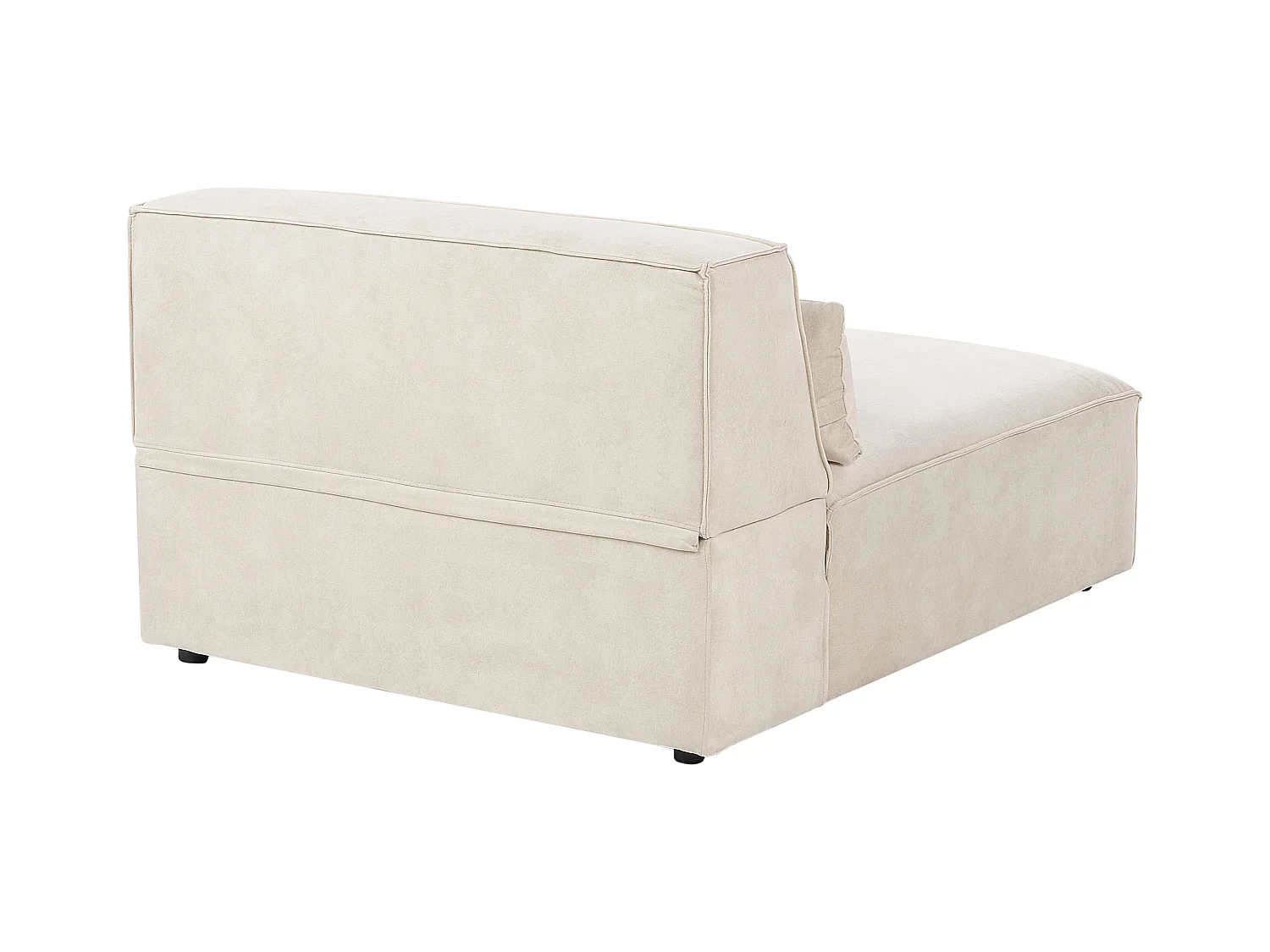 Divano modulare HELLNAR Velluto Beige chiaro 2 posti