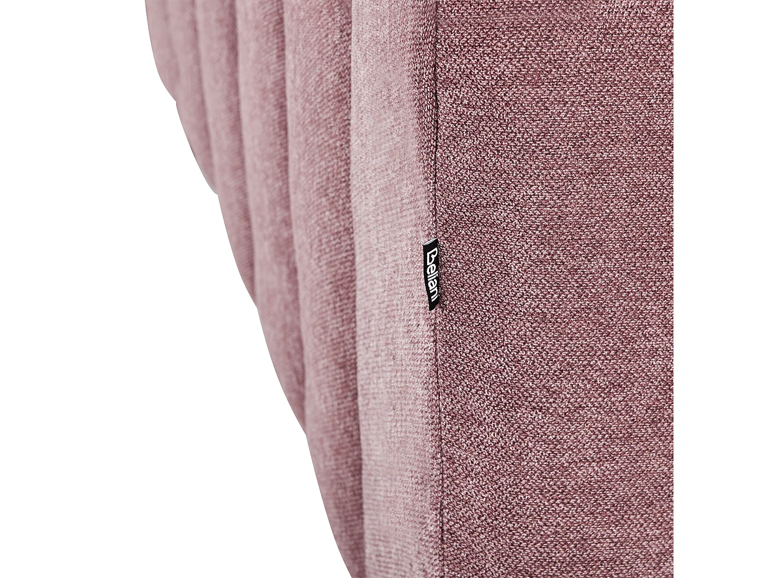 Chaise longue côté gauche LANNILS Tissu Rose