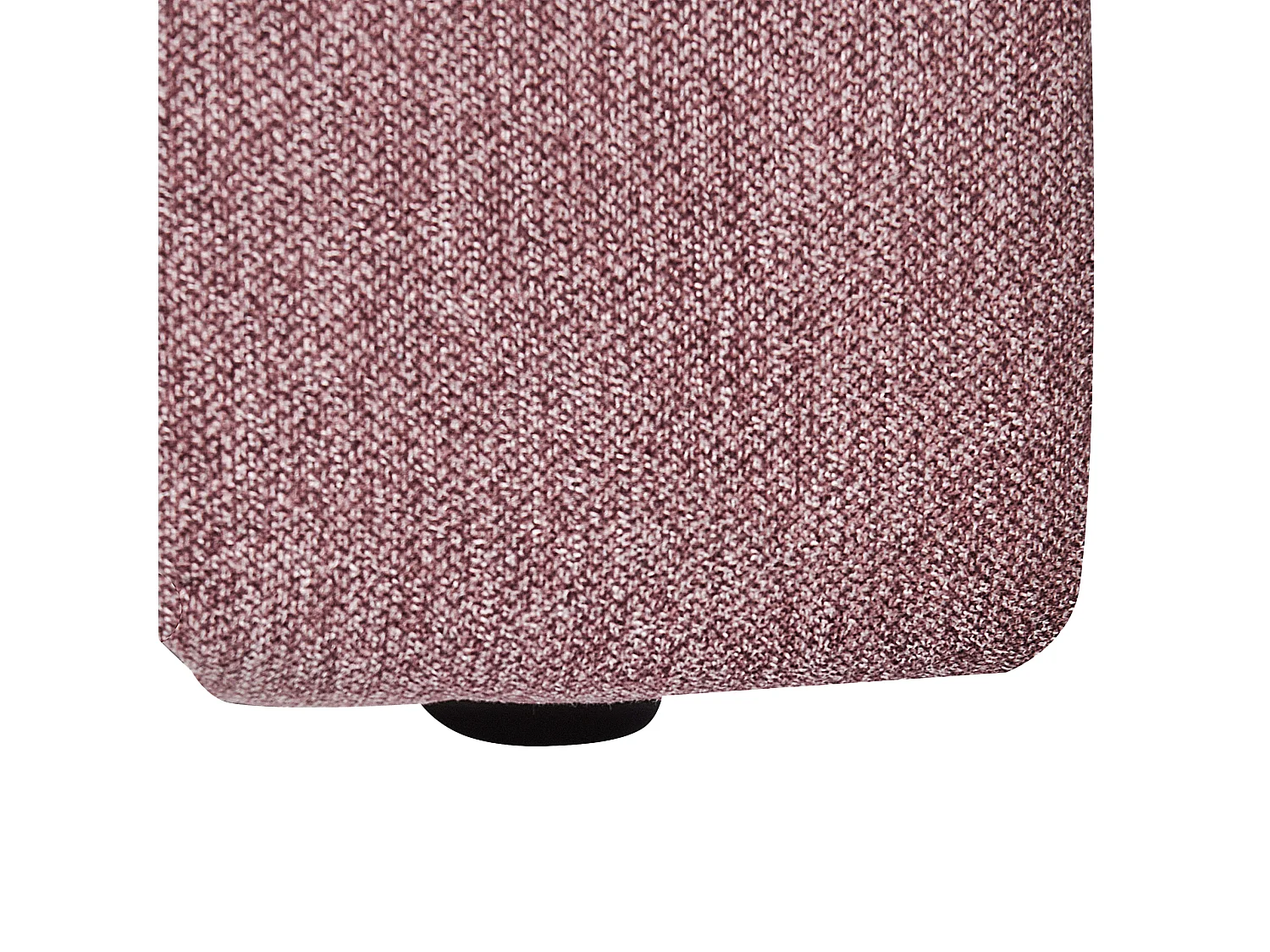 Chaise longue côté gauche LANNILS Tissu Rose