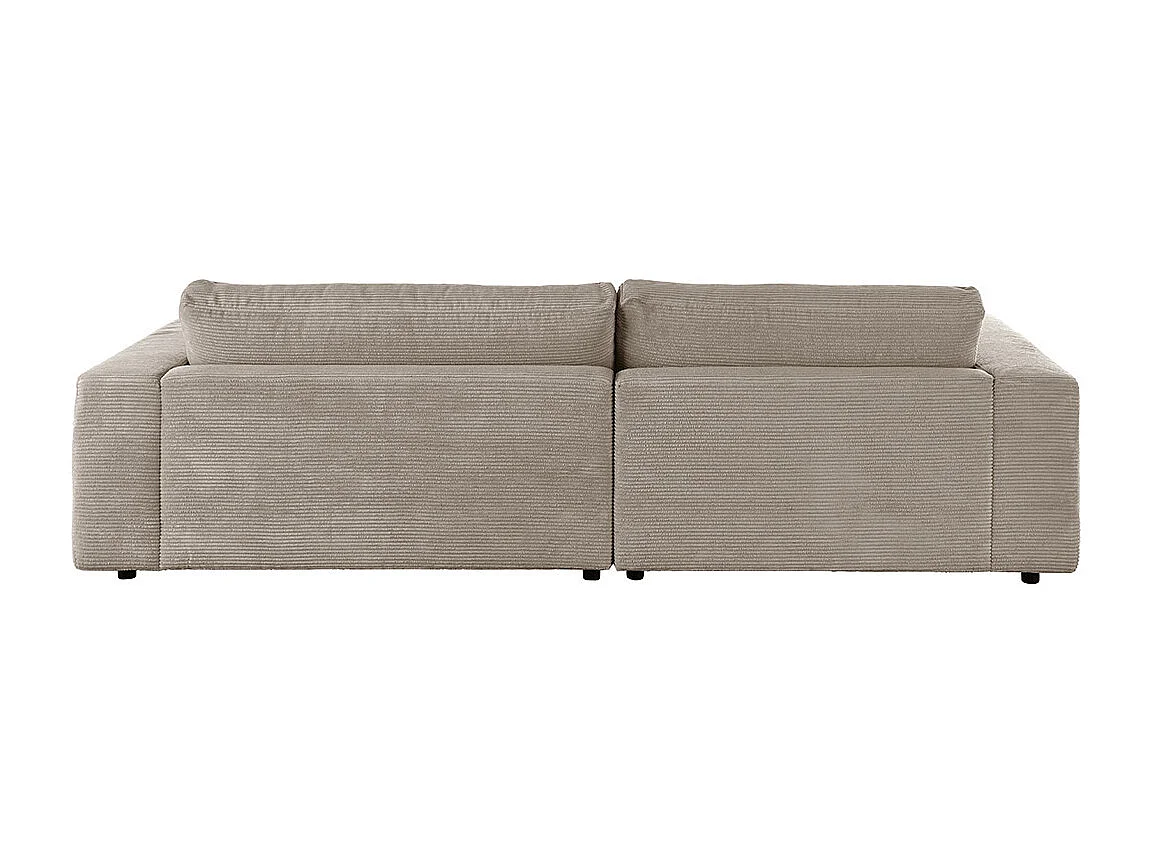 Ecksofa - Taupe Cord - MADELINE