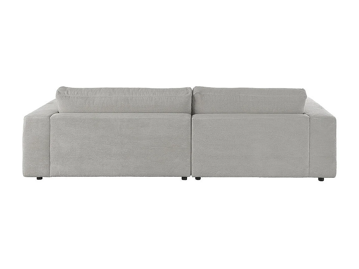 Canapé - gris pierre Velours côtelé - MADELINE