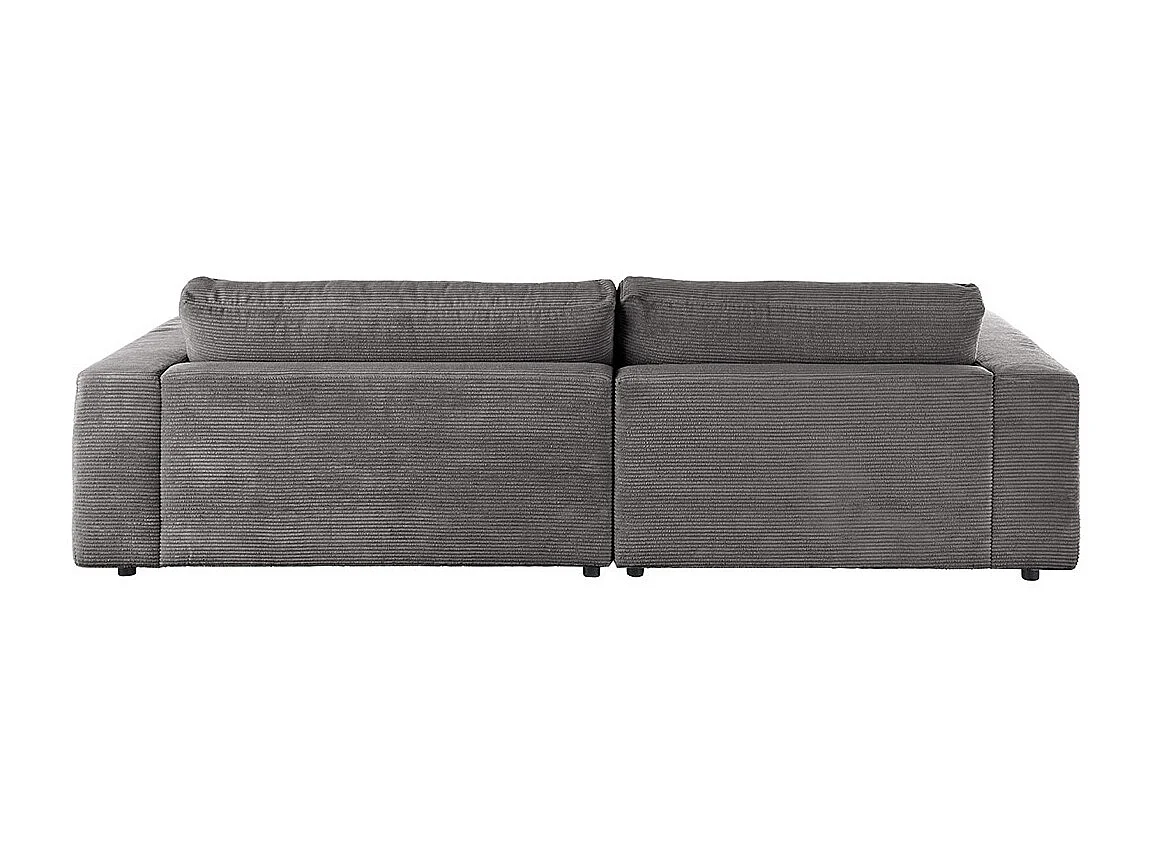 Canapé - Gris Velours côtelé - MADELINE