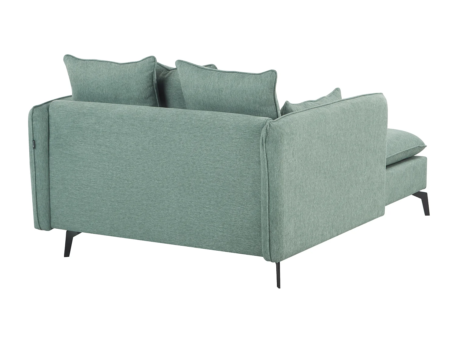 Chaise longue CHARMES Tissu Vert