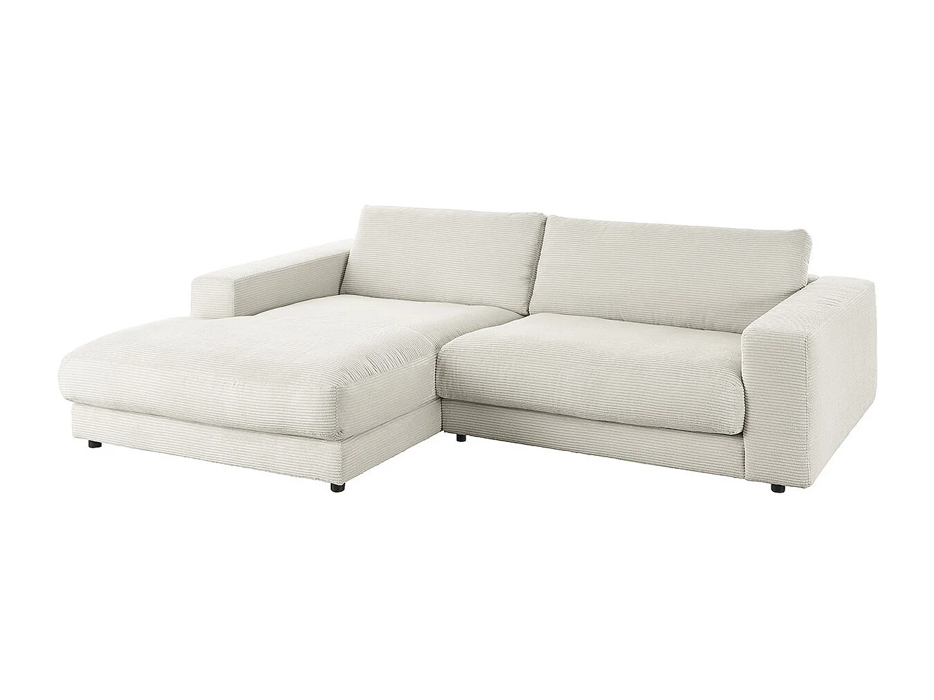 Hoekbank - Lichtgrijs Koord - MADELINE