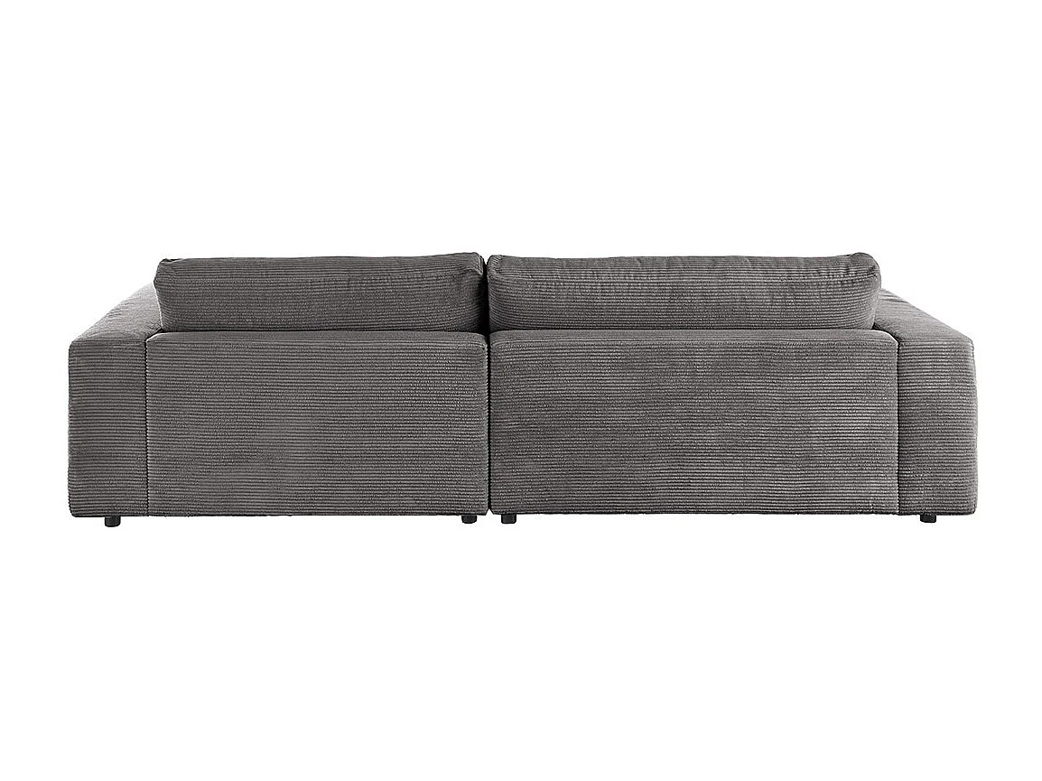 Canapé - Gris Velours côtelé - MADELINE