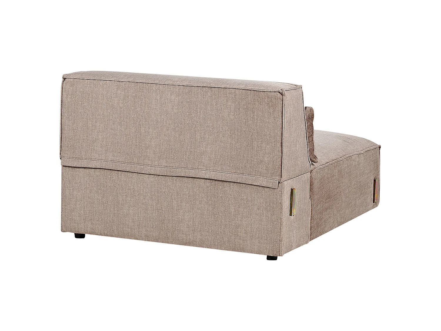 Modular Sofa 2 Seater HELLNAR Fabric Light Brown