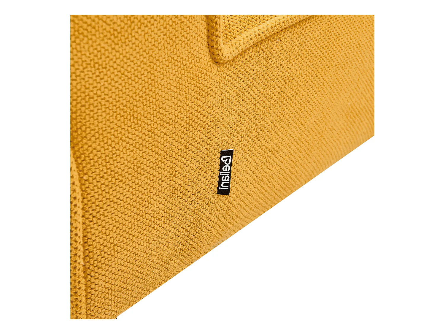 Rechtszijdige chaise longue BIARRITZ Stof Mosterdgeel