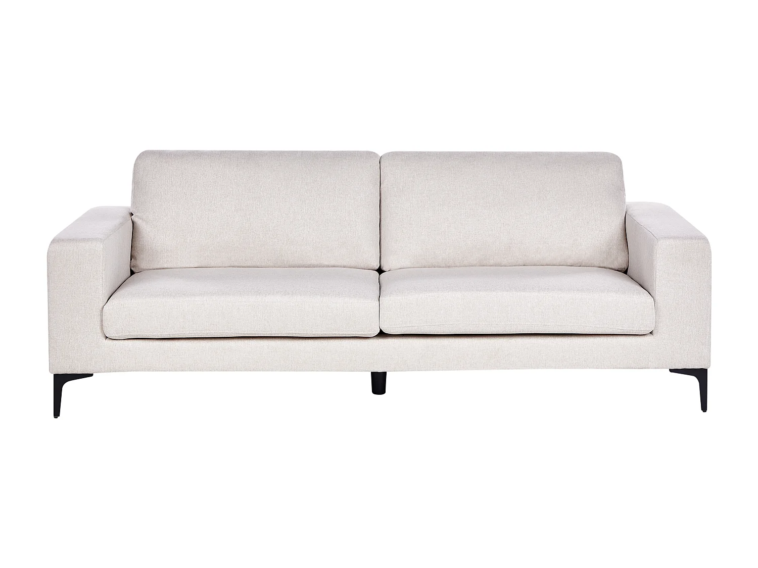 Canapé 3 places VADSTENA Tissu Beige clair