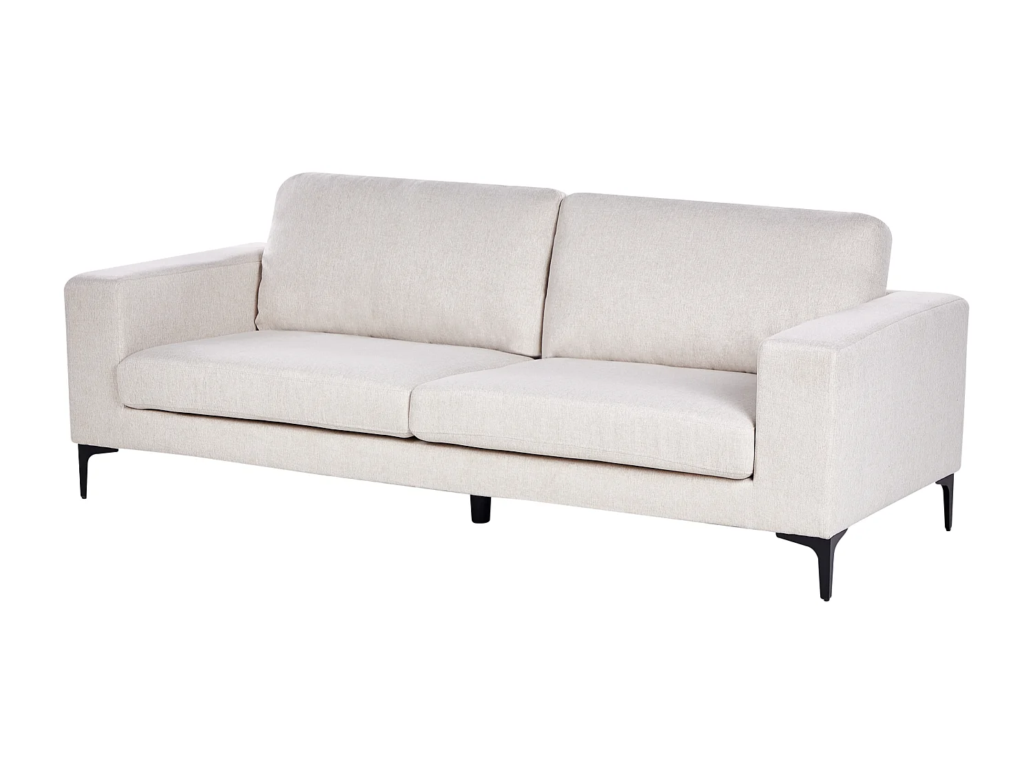 Canapé 3 places VADSTENA Tissu Beige clair