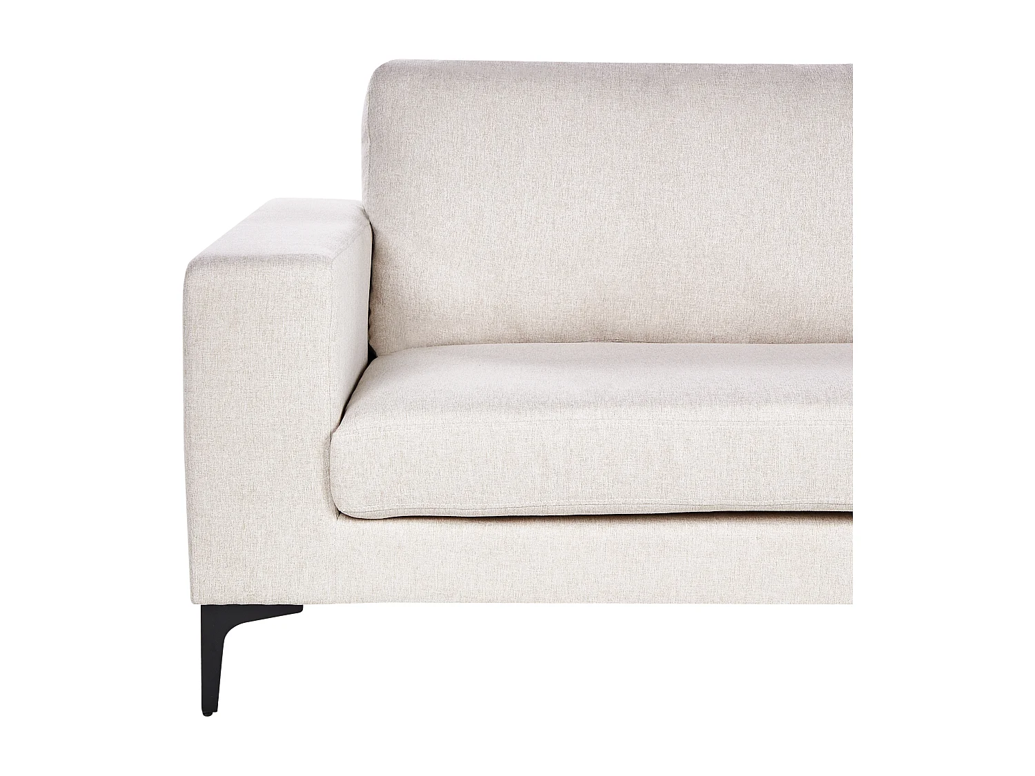 Canapé 3 places VADSTENA Tissu Beige clair