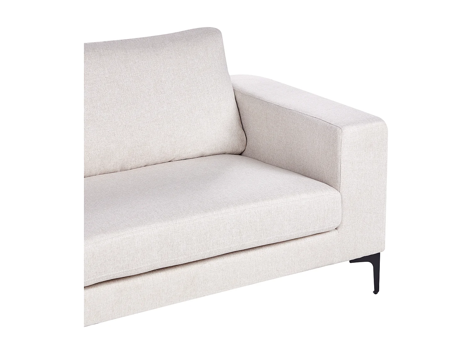 Canapé 3 places VADSTENA Tissu Beige clair