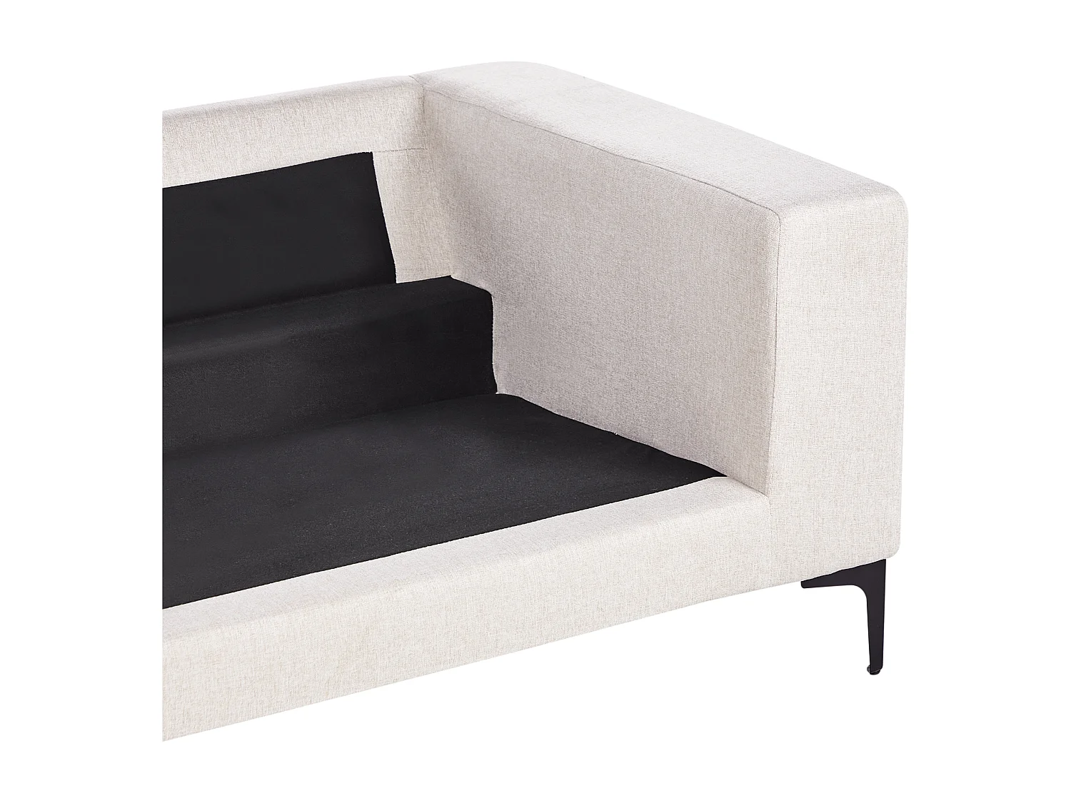 Canapé 3 places VADSTENA Tissu Beige clair