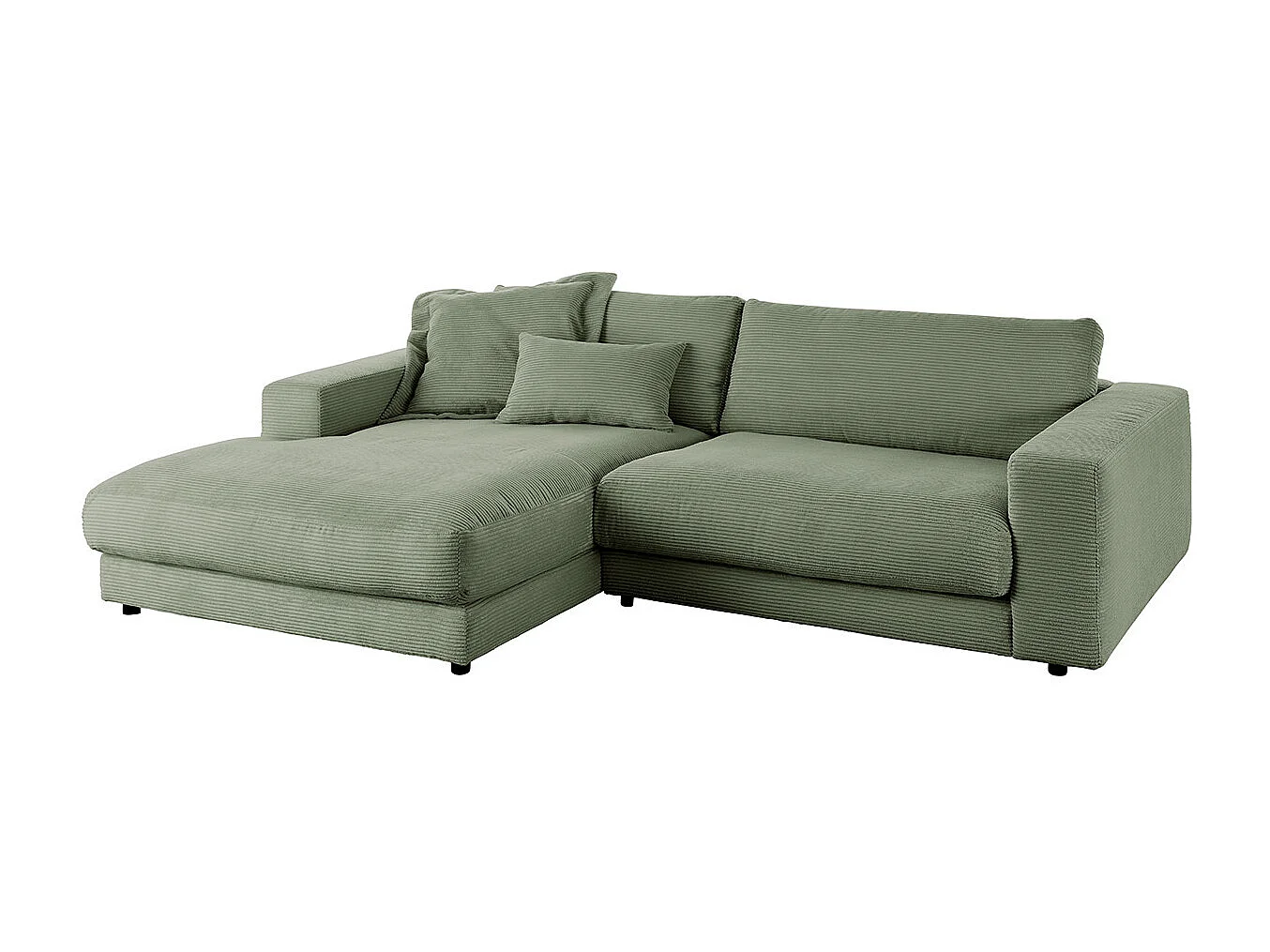 Canapé - Vert Velours côtelé - MADELINE