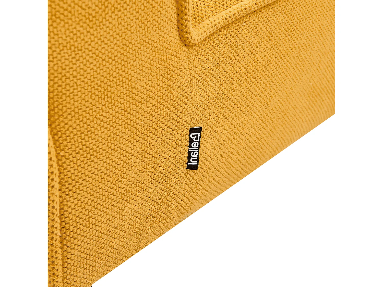 Linksseitige Chaiselounge BIARRITZ Stoff Senfgelb