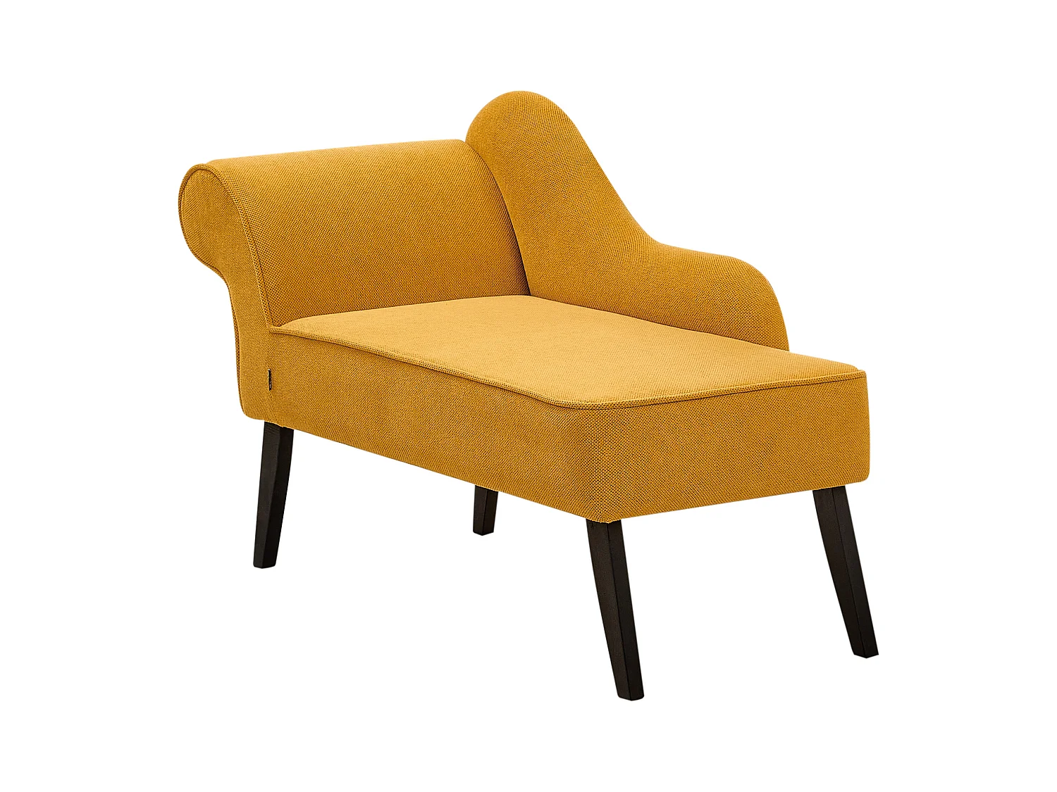 Linkszijdige chaise longue BIARRITZ Stof Mosterdgeel