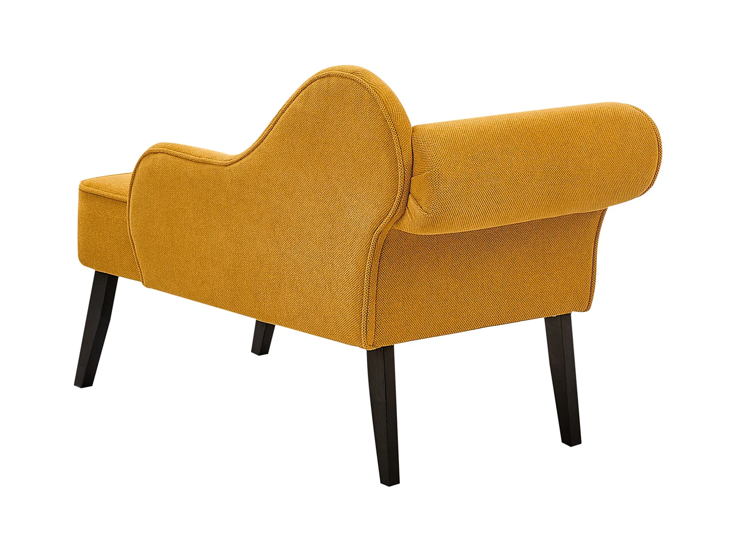 Linkszijdige chaise longue BIARRITZ Stof Mosterdgeel