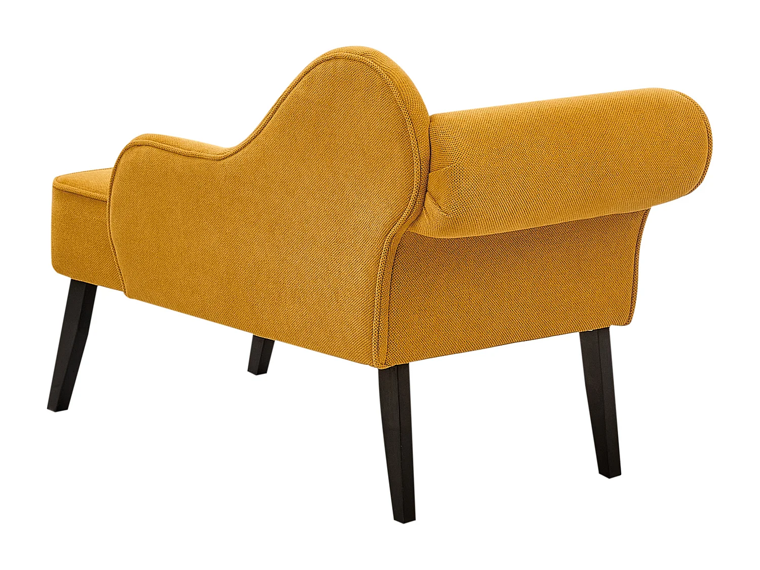 Chaise longue côté droite BIARRITZ Tissu Moutarde