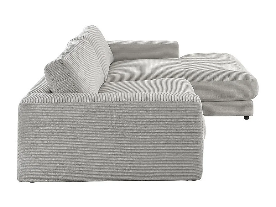 Hoekbank - Steengrijs Koord - MADELINE