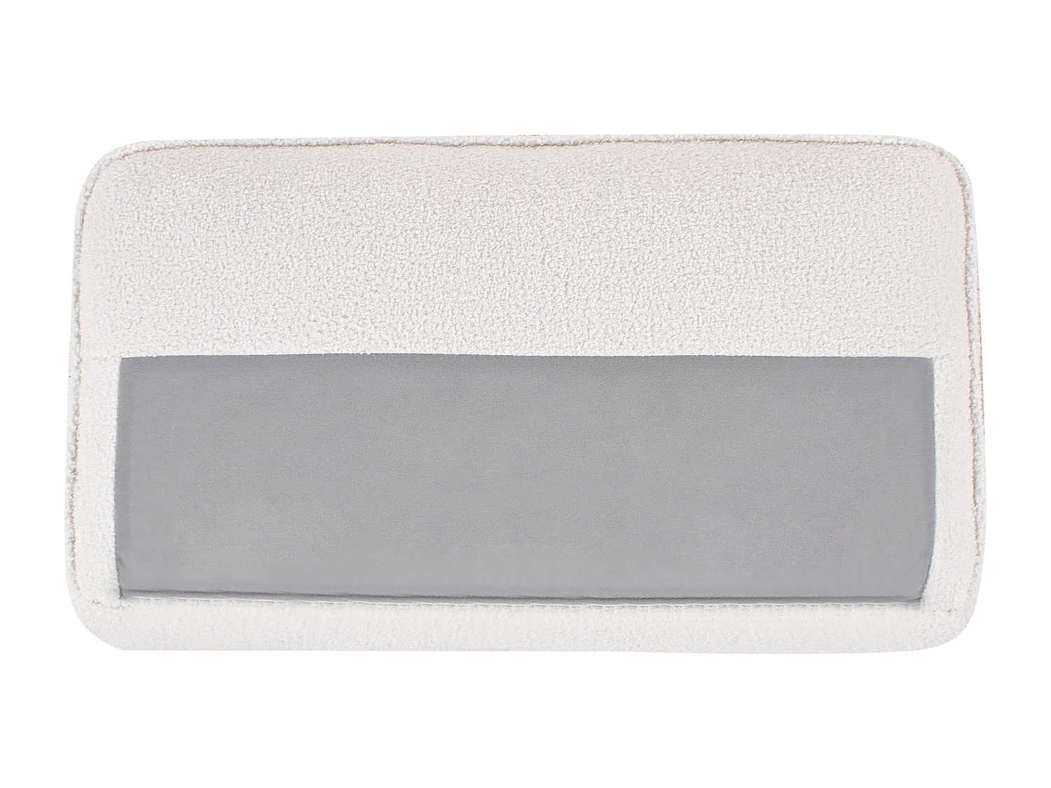 3-Sitzer Sofa Bouclé weiß mit Armlehnen Sitzkissen Metallbeine klassisch Savalen