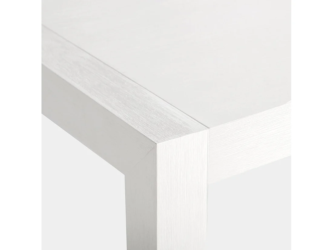 Mesa extensible de Lacado Blanco 77 x 150- Auren