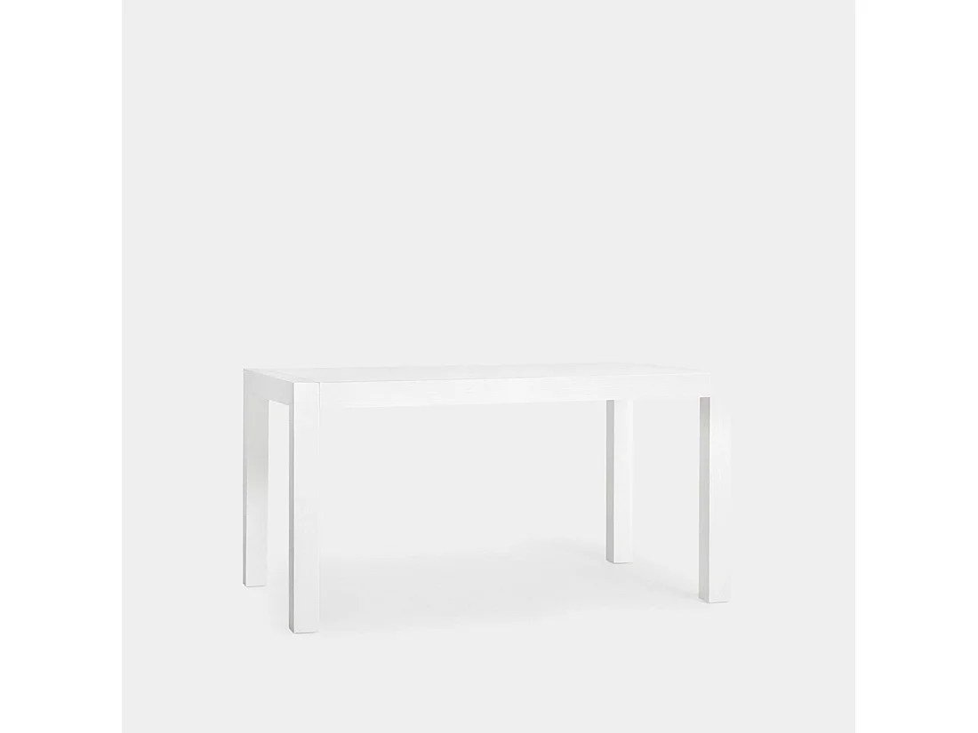 Table extensible en laqué blanc 150x77.5 cm-Auren
