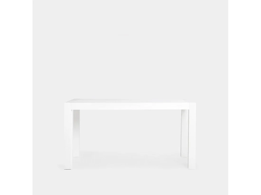 Table extensible en laqué blanc 150x77.5 cm-Auren