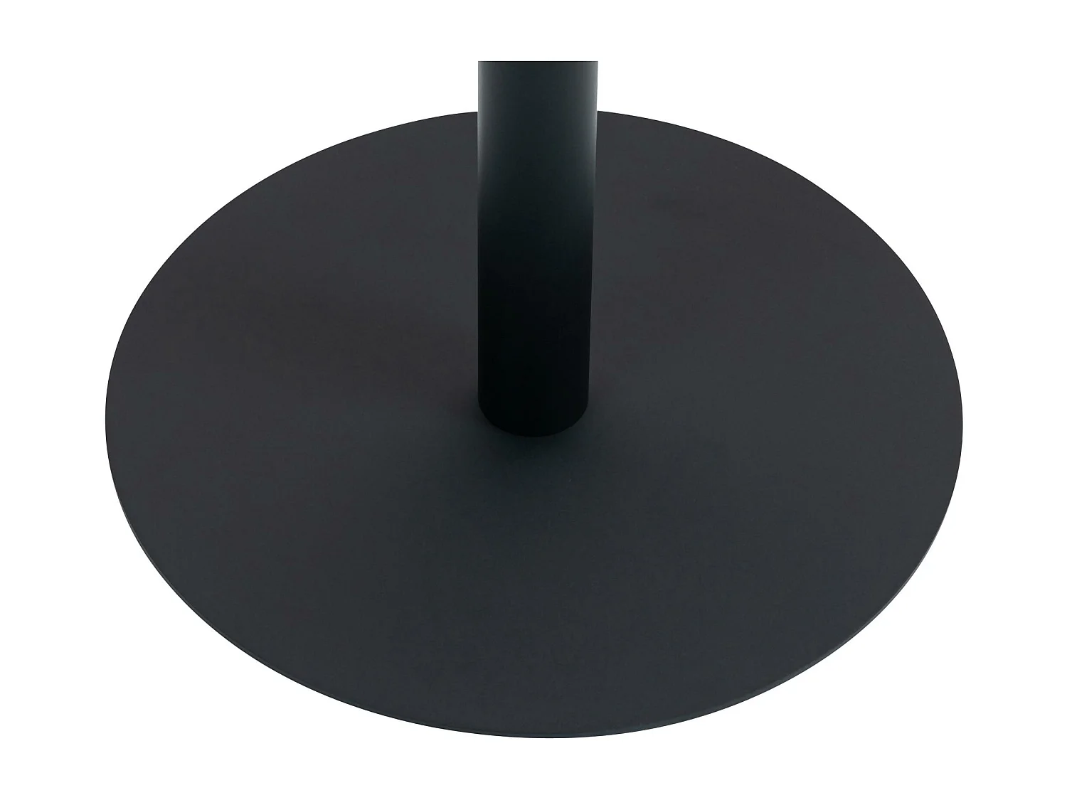 Table haute - rond Ø 75 cm - Bois - Noir / Noir - Hereford