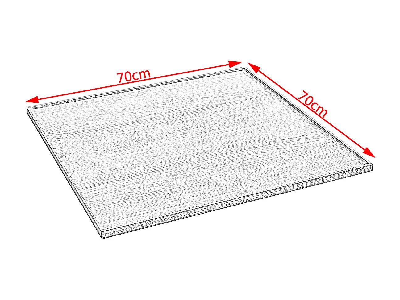 Vassoio - Nero Legno - MADELINE