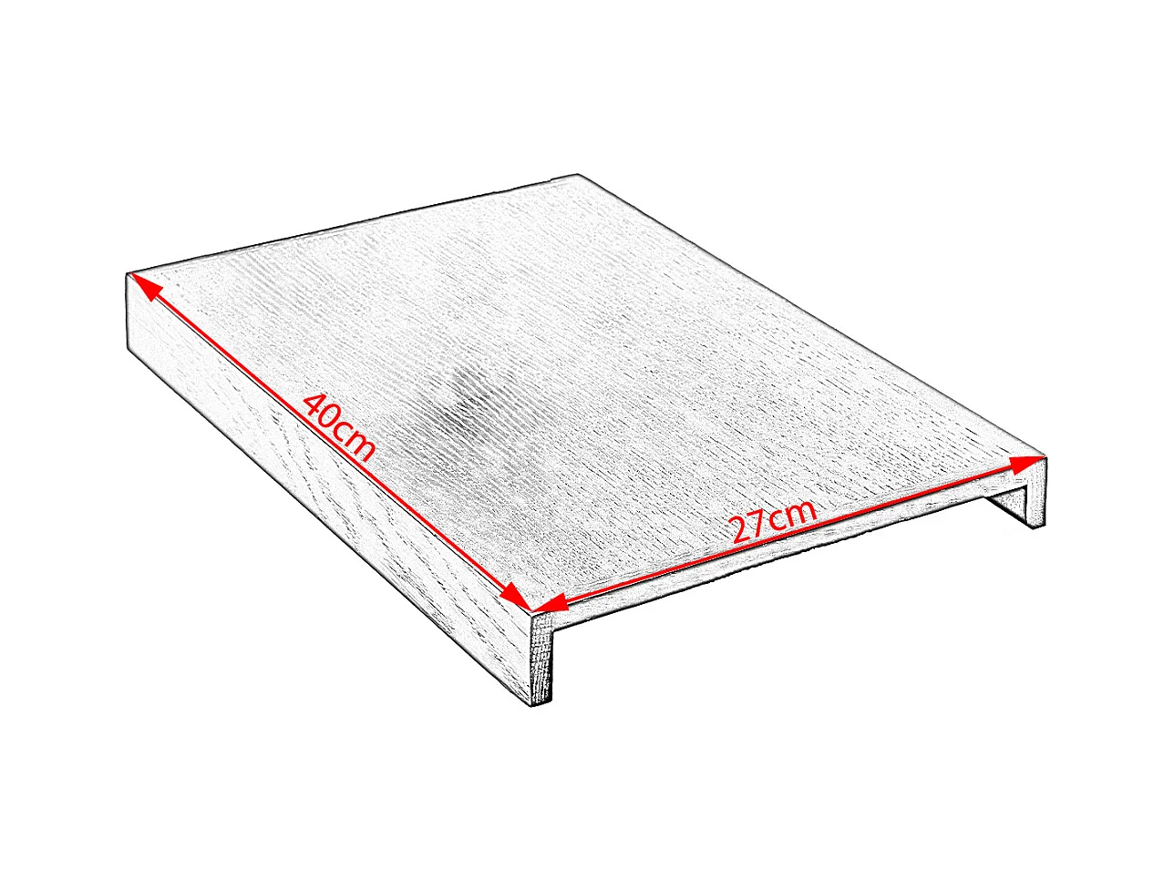 Vassoio - marrone Legno - MADELINE