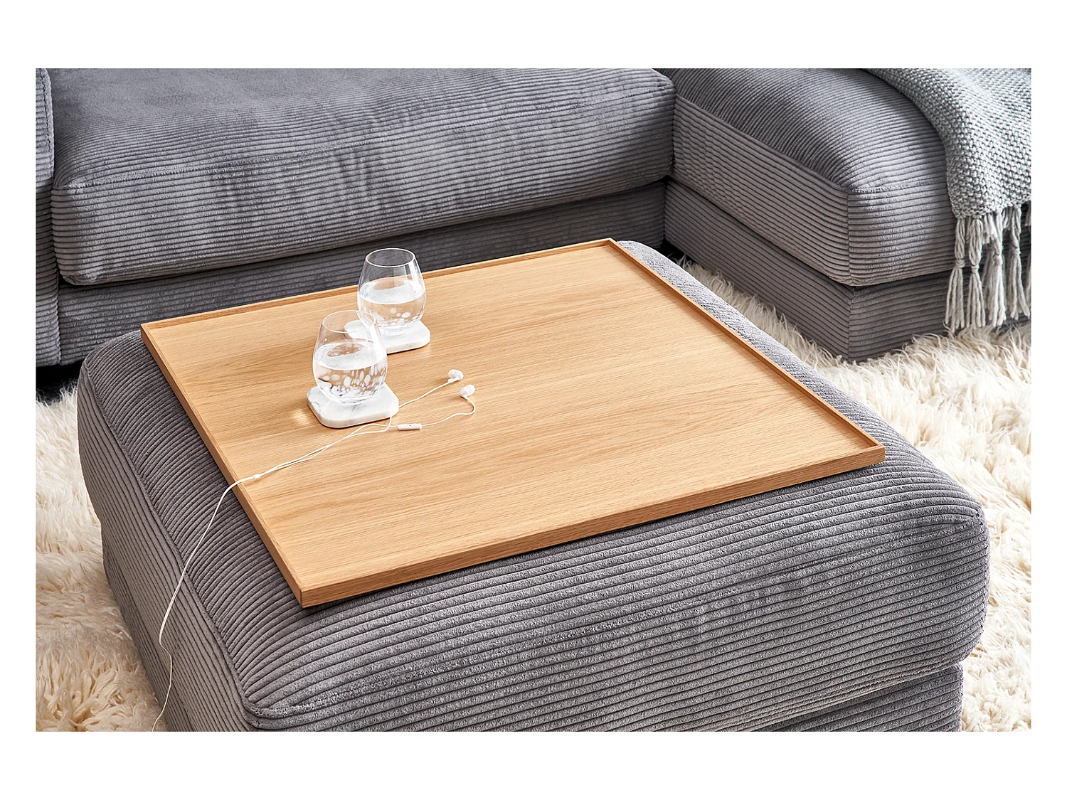 Vassoio - marrone Legno - MADELINE