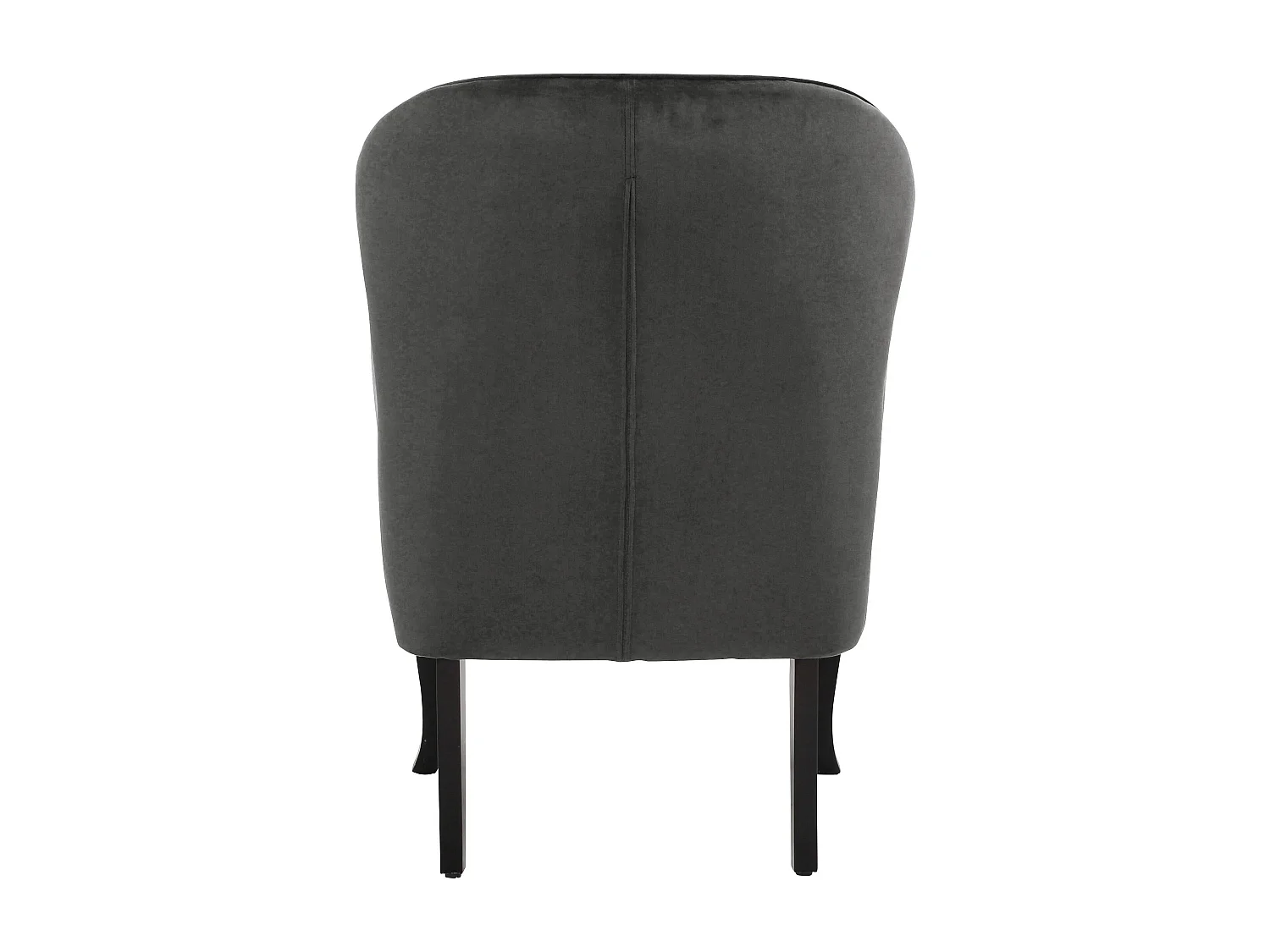 Houston | Fauteuil en velours gris
